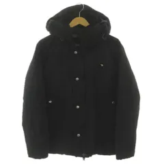 アーノルドパーマー Arnold Palmer 中綿ジャケット 7008112012-99 フード スタンドカラー ロゴ刺繍 ダブルジップ ブラック 黒 4