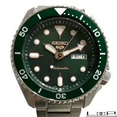 セイコー ■中古■ SEIKO セイコー 5スポーツ  腕時計 自動巻き グリーン SRPD63K1 4R36-07G0 【37548】