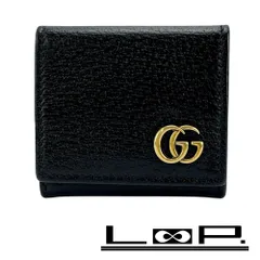 グッチ ■美品■ コイン ケース 小銭入れ 財布 マーモント レザー ブラック 473959 【448560】1