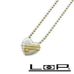 ティファニー ■新同■ ハート ネックレス アクセサリー コンビ SV925 YG750 シルバー ゴールド 21.6g 箱 【437885】9