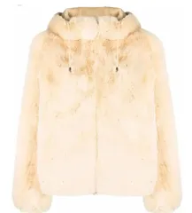 マージュ リバーシブル ファー フード ジャケット EU38