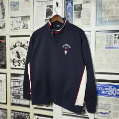 FILA フィラ ジャパン バイカラー アノラック（アノラック） ハーフジップ スウェット