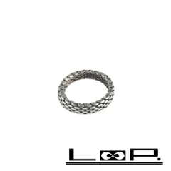 ティファニー ■美品■ヴィンテージ■ サマセット メッシュ リング 指輪 シルバー SV925 9号 【352676】1