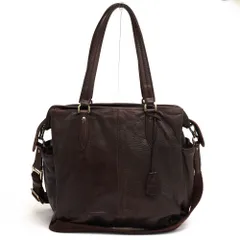 アニアリ／aniary バッグ トートバッグ 鞄 ハンドバッグ メンズ 男性 男性用 レザー 革 本革 ダークブラウン 茶 ブラウン  SSL-02-02 2WAY ショルダーバッグ