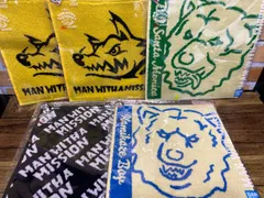 【未開封】 一番くじ MAN WITH A MISSION 15th ANNIVERSARY J賞 MWAM ハンドタオル5枚セット