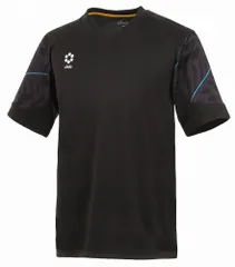 スフィーダ sfida フットサル TEAMPRES プラシャツS/S JR 通気性 軽量性 Tシャツ プラクティスシャツ チームウェア 練習着 子供 ジュニア 動きやすい トップス 半袖シャツ  SA23807JR BLACK ブラック