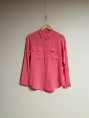 EQUIPMENT ジーンピンク シルク ブラウス xs サイズ 正規品
