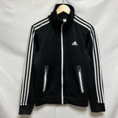 正規品/95 adidas アディダス 3本線 弱起毛 ブラック トラックジャージ/ジャージ (ヨーロッパ)
