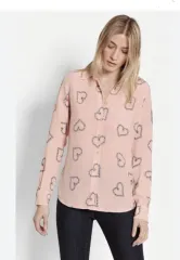 EQUIPMENT ハートパータン シルク ブラウス s サイズ 正規品