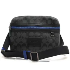 コーチ／COACH バッグ ショルダーバッグ 鞄 メンズ 男性 男性用 PVC レザー 革 グレー 灰色  C1597 Small Carrier Crossbody In Colorblock Signature Canvas クロスボディ ボディバッグ