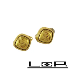 シャネル ■美品■ ココ マーク イヤリング ひし形 アクセサリー GP ゴールド 97A 箱 【499838】3