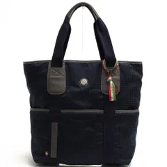 オロビアンコ／orobianco バッグ トートバッグ 鞄 ハンドバッグ メンズ 男性 男性用 ナイロン レザー 革 本革 ネイビー 紺  FASTA-G オロクラン OROKLANチェック 肩掛け ワンショルダーバッグ