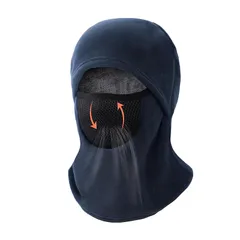 [Velaci] バラクラバ 冬用 フェイスカバー 【息苦しくない・360°防風保温・通気快適】 ネックウォーマー 目出し帽 裏起毛 防寒 暖かい 通気性 吸汗速乾 自転車 バイク ランニング ジョギング 登山 (JP, アルファベット, Free Siz 1