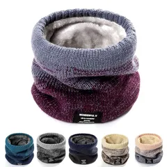 [Petasonien] ネックウォーマー レディース メンズ ネックガード 冬 360°極めた暖かさ ふわふわ裏起毛 厚手 防風防寒 保温 柔らかい 軽量 伸縮性 無地 ネック ゲーター (グラデーション-ローズレッド) 1