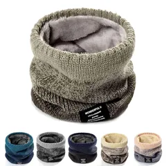 [Petasonien] ネックウォーマー レディース メンズ ネックガード 冬 360°極めた暖かさ ふわふわ裏起毛 厚手 防風防寒 保温 柔らかい 軽量 伸縮性 無地 ネック ゲーター (グラデーション-カーキ) 1