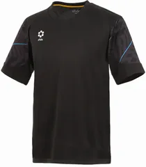 スフィーダ sfida フットサル TEAMPRES プラクティスシャツS/S 半袖 通気性 軽量 動きやすい チームウエア スポーツウエア 練習着 プラシャツ ゲームシャツ 部活 トップス  SA23807 BLACK BLACK