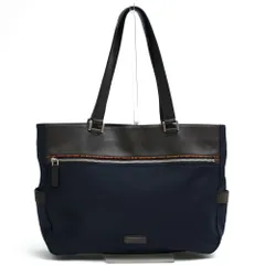 ポールスミス／Paul Smith バッグ トートバッグ 鞄 ハンドバッグ メンズ 男性 男性用 ナイロン レザー 革 本革 ネイビー 紺  PSR532 ZIP SIGNATURE ジップシグネチャー ヴィンテージマルチストライプ 肩掛け ワンショルダーバッ