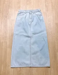 レディース Aライン ロング デニム スカート