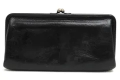 ゲンテン／genten 長財布 財布 ウォレット レディース 女性 女性用 レザー 革 本革 ブラック 黒  40549 TOSCA トスカ がま口 小銭入れあり