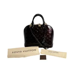 ルイヴィトン M91611 ヴェルニ  ハンドバッグ アルマPM ハンドバッグ LOUIS VUITTON ワインレッド