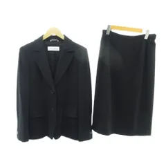マックスマーラ MAX MARA 美品 白タグ セットアップ ジャケット 2B 黒 ブラック 40 約Mのサムネイル