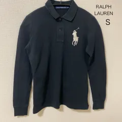 AR10753 ラルフローレン ゴルフ 長袖ポロシャツ ビッグポニー ロゴ刺繍 Sサイズ 春秋