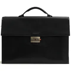 バリー／BALLY バッグ ブリーフケース ビジネスバッグ 鞄 ビジネス メンズ 男性 男性用 レザー 革 本革 ブラック 黒  フラップ式
