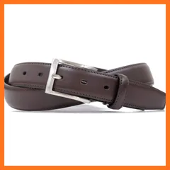 【新品】 [BEEL] ベール ベルト 両面牛革 メンズ レディース ビジネス カジュアル 本革 大きいサイズ シンプルで使いやすい 【130cm】 プレーン ダークブラウン 0