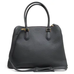 ココセリュックス ゴールド／COCOCELUX GOLD バッグ ハンドバッグ 鞄 トートバッグ レディース 女性 女性用 レザー 革 本革 グレー 灰色  205DA0279 アオリポケット付き 2WAY ショルダーバッグ シボ革 シュリンクレザー