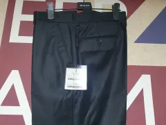 AYA MORIE アヤモリエ スラックス パンツ スリムフィット スーツ ズボン 34 ブラック