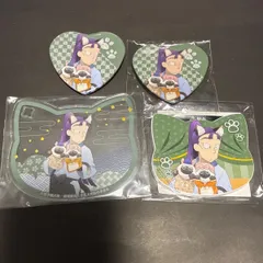 忍たま乱太郎 立花仙蔵 ナンジャタウン　コースター　マグネット 缶バッジ　4点まとめ売り