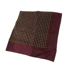 ニジュウサンク スカーフ 未使用 シルク100% ヴァントロワ ブランド 日本製 レディース ブラウン・パープル 23区