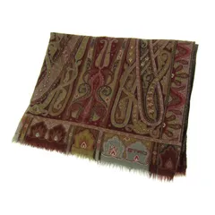 エトロ ストール スカーフ シルク/ウール混 ペイズリー柄 ブランド イタリア製 レディース ボルドー ETRO 【中古】