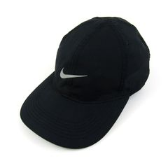 ナイキ キャップ 帽子 ドライフィット スポーツウエア 黒 レディース FREEサイズ ブラック NIKE 【中古】
