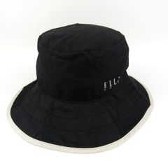 エルゴルフ ハット 帽子 ゴルフウエア ブランド 黒 レディース ブラック ELLE GOLF 【中古】