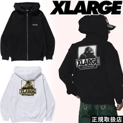 XLARGE エクストララージ OG BOX ZIP UP HOODED SWEATSHIRT 公式 正規品 新品 送料無料