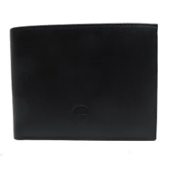 アルマーニ／GIORGIO ARMANI 財布 ウォレット メンズ 男性 男性用 レザー 革 本革 ブラック 黒  602 Saffiano 小銭入れあり 二つ折り バイカラー