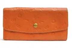 イルビゾンテ／IL BISONTE 長財布 財布 ウォレット レディース 女性 女性用 レザー 革 本革 ブラウン 茶  54212311640 フラップ式 小銭入れあり 二つ折り ユニセックス 男女兼用