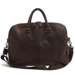 土屋鞄／TSUCHIYA-KABAN バッグ ブリーフケース ビジネスバッグ 鞄 ビジネス メンズ 男性 男性用 レザー 革 本革 レッド ブラウン 赤 茶  プロータ防水ジッパーソフトブリーフ 2WAY ショルダーバッグ シボ革 シュリンクレザー