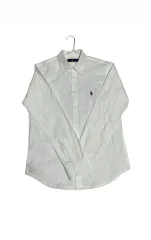 ポロラルフローレン 白 ボタンダウン シャツ