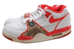 ナイキ／NIKE シューズ スニーカー 靴 ローカット メンズ 男性 男性用 レザー 革 本革 ホワイト 白  FD6475-101 Air Flight 89 Habanero Red エアフライト