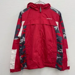 LONDONFOG ジャンパー 迷彩 フード付き トラックジャケット フルジップ フーディー レッド/グレー LONDON FOG ロンドンフォグ【メンズS】