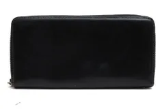 ポールスミス／Paul Smith 長財布 財布 ウォレット メンズ 男性 男性用 レザー 革 本革 ブラック 黒  PSC488 オールドレザー2 マルチストライプトリミング 小銭入れあり ラウンドジップ ラウンドファスナー