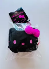 正規品 Sanrio HELLO KITTY ブラック FACE マスコット ぬいぐるみ キーホルダー 日本正規品