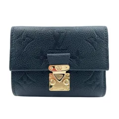 【中古】LOUIS VUITTON ルイ・ヴィトン ポルトフォイユ･メティス コンパクト M80880 モノグラム・アンプラント ブラック ノワール レディース財布 25029997 RD