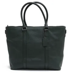 コーチ／COACH バッグ トートバッグ 鞄 ハンドバッグ メンズ 男性 男性用 レザー 革 本革 オリーブ カーキ  71807 A4サイズ収納可 シボ革 シュリンクレザー