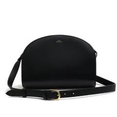 アーペーセー／A.P.C. バッグ ショルダーバッグ 鞄 レディース 女性 女性用 レザー 革 本革 ブラック 黒  F61048 SAC DEMI-LUNE サック デミ リュンヌ ハーフムーンバッグ