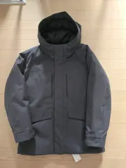 ユニクロ 24fw ハイブリッド ダウン パーカ DARK GREY