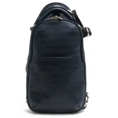 エルゴポック／HERGOPOCH バッグ ショルダーバッグ 鞄 メンズ 男性 男性用 レザー 革 本革 ネイビー 紺  06-OS-E ボディバッグ クロコ型押し