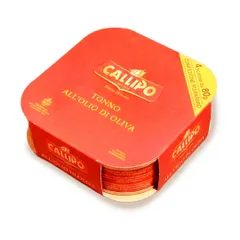 【タニーチャ公式】【正規品・新品】カッリポ社 トンノ (ツナ) オリーブオイル漬け 4缶パック 80g×4 イタリア産のサムネイル